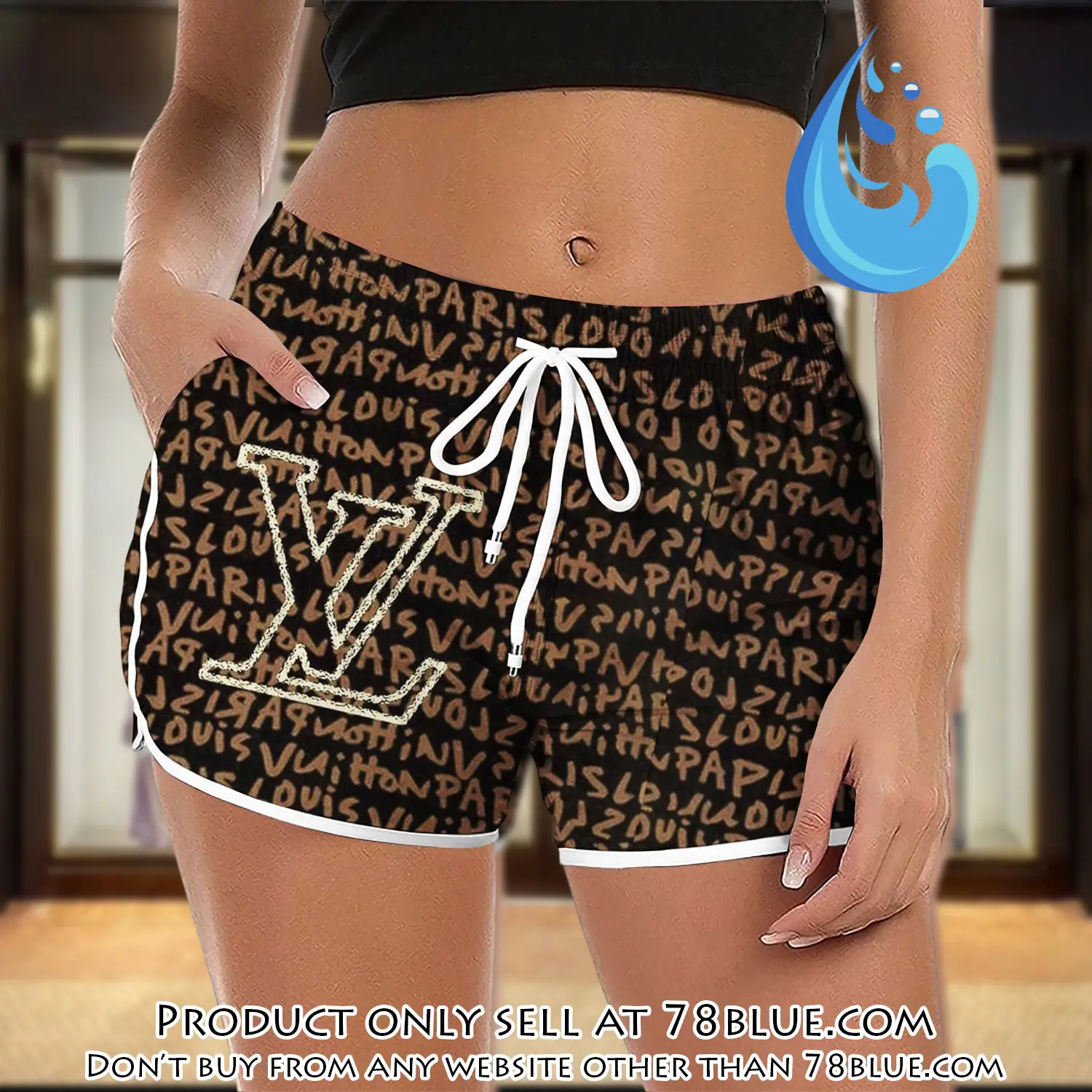 Limited edition lv women shorts lady beach shorts wms1020 78b2040322